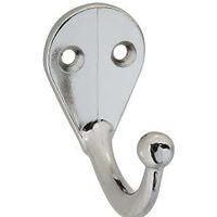 Single Prong Robe Hook, Chrome