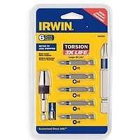 irwin fastener drive torsion bit set, 6 pc