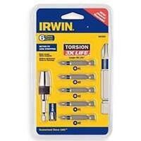 Irwin Fastener Drive Torsion Bit Set, 6 Pc