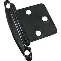 Overlay Decorative Hinge, 3/8in. Nickel