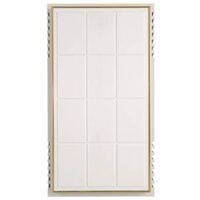 3641875 - WHITE W/BRS TRIM DOORBELL