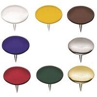 assorted thumb tacks     