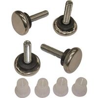 metal threaded furniture glide, 7/8in.