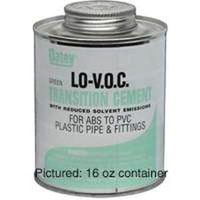lo-voc abs/pvc transition cement, 32 oz