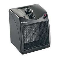 Compact Ceramic Heater with Thermostat, 1500 Watts