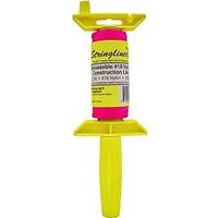 chalk line with reel, braided pink 125