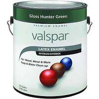 Indoor Outdoor Decorator Acrylic Latex Paint, 1 Gal Hunter Green