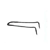 3684727 - 3/4X4 PLASTIC COATED PIPE HOOK