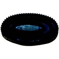 Junior Hard Rubber Curry Comb Brush, Black