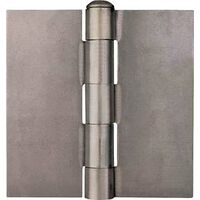 weld sw blank door hinge plain steel, 4in.