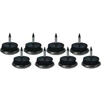 Metal Base Glides with Cushion, 3/4in.