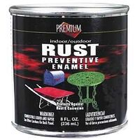 Premium Rust Preventive Enamel, Flat White 1/2 Pt