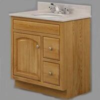 Vanity 1 Door & 2 Drawer Oak Rta 