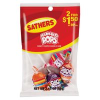 Sathers 10114 Non-Chocolate Candy Rainblo Pop