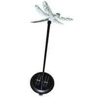 outdoor solar light stake, acrylic dragonfly