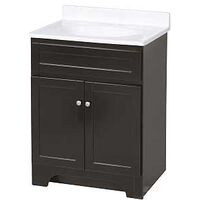 Bathroom Vanity Combination, 24" x 18" Espresso
