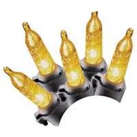 mini led christmas light set, 50 orange