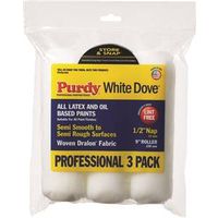 3813292 - 9X1/2IN WHITEDOVE ROLL CVR 3PK