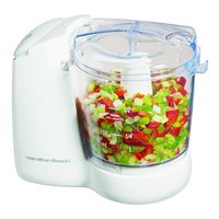 3814712 - FOOD CHOPPER 3 CUP 2 SPEED