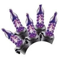 Mini LED Christmas Light Set, 50 Purple