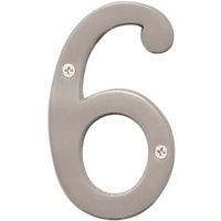 3826609 - NUMBER 6 4IN SATIN NICKEL