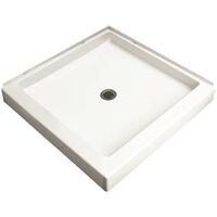intrigue corner base, white 38in.