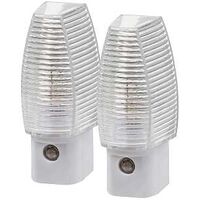 faceted automatic night light, 2 pk