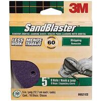 Eight Hole Sanding Disc 60 Grit, 5in. 10 Pk