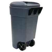 Trash Can with Wheels, 50 Gal