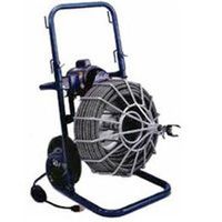 model r tri-max drain cleaner with 5 tools, 3/4in. x 100
