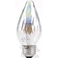 clear flame bulb medium, 60 watt f15