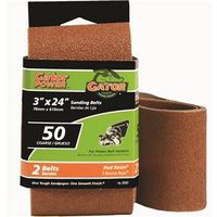 3880119 - 3X24IN 50GRIT ALUM OX BELT 2PK