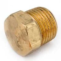 Hex Plug, 1/4in. Brass