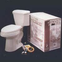 athens toilet to go, 17in. bone