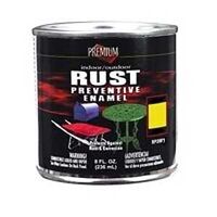 Premium Rust Preventive Enamel, Yellow 1/2 Pt