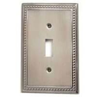 Single Switch Wall Plate, Antique Nickel