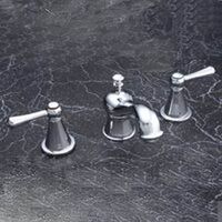 two handle lavatory faucet, chrome