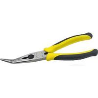 longnose bent pliers with cutter, 7.8in.