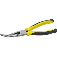 Longnose Bent Pliers with Cutter, 7.8"