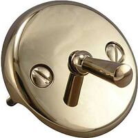 Trip Lever Face Plate with Screws, Polished Brass
