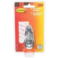 3M Command Medium Hook, Bright Chrome