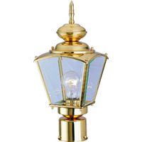 3986627-1LT BRS POST COACH LANTERN