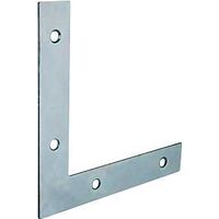 Flat Corner Brace, 3in. x 1/2in. Zinc 