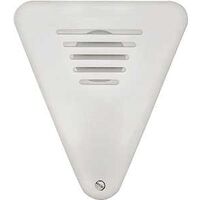 Corner Door Chime, White