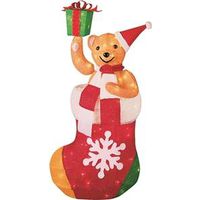 4002929 - 30IN 100L TINSEL TEDDY BEAR
