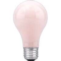Soft Pink Light Bulb, 100W