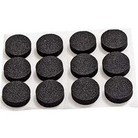 Rubber Foam Pads Black, 3/4in.