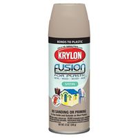 krylon fusion spray paint, satin almond 12 oz