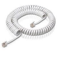 Phone Coil Cord, 12 White