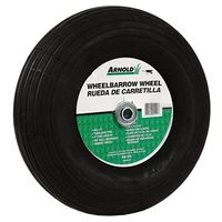 Arnold WB-436 2-Ply Pneumatic Ribbed Tread Replacement Wheelbarrow Tire